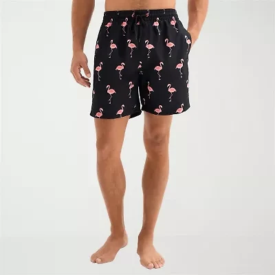 Burnside Mens Drawstring Waist Animal Swim Shorts