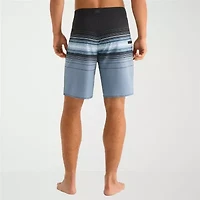 Burnside Mens Quick Dry Striped Board Shorts
