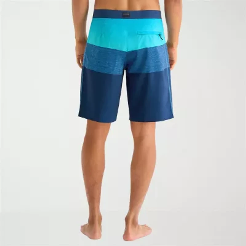 Burnside Mens Quick Dry Striped Board Shorts