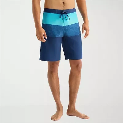 Burnside Mens Quick Dry Striped Board Shorts
