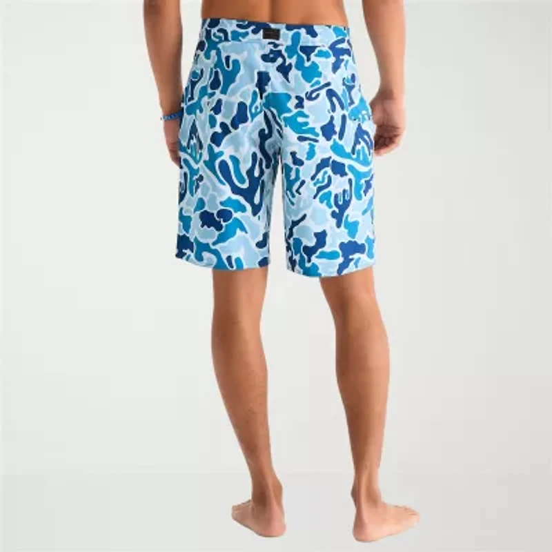Burnside Mens Quick Dry Camouflage Board Shorts