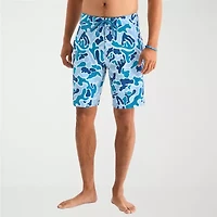 Burnside Mens Quick Dry Camouflage Board Shorts