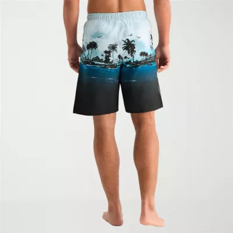 Burnside Mens Drawstring Waist Swim Shorts