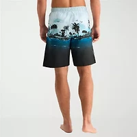 Burnside Mens Drawstring Waist Swim Shorts