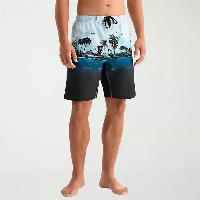 Burnside Mens Drawstring Waist Swim Shorts