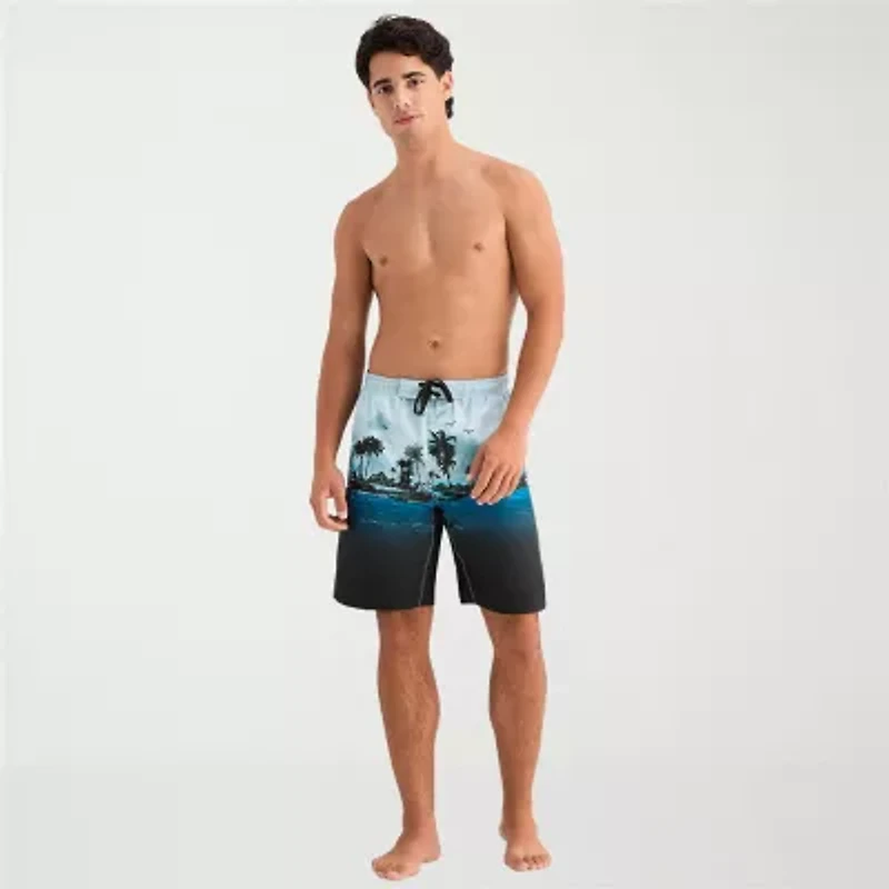 Burnside Mens Drawstring Waist Swim Shorts