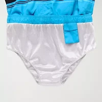 Burnside Mens Drawstring Waist Striped Swim Shorts