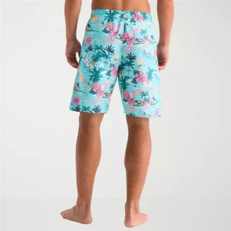 Burnside Mens Drawstring Waist Swim Shorts