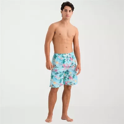 Burnside Mens Drawstring Waist Swim Shorts