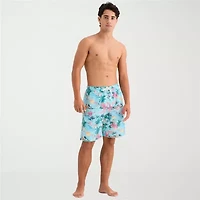 Burnside Mens Drawstring Waist Swim Shorts