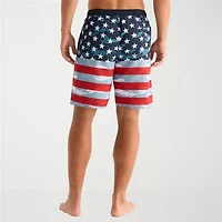 Burnside Mens Drawstring Waist Holiday Swim Shorts