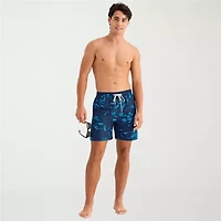 Burnside Mens Drawstring Waist Swim Shorts