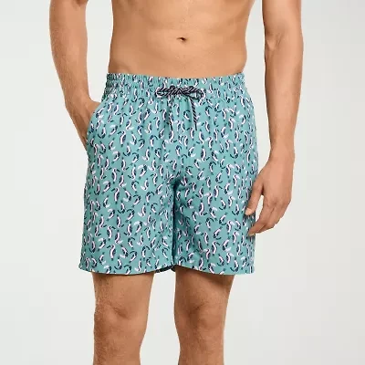 Hurley Mens Drawstring Waist Ombre Swim Shorts