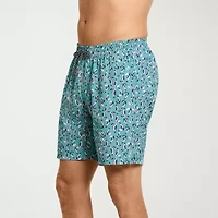 Hurley Mens Drawstring Waist Abstract Swim Shorts