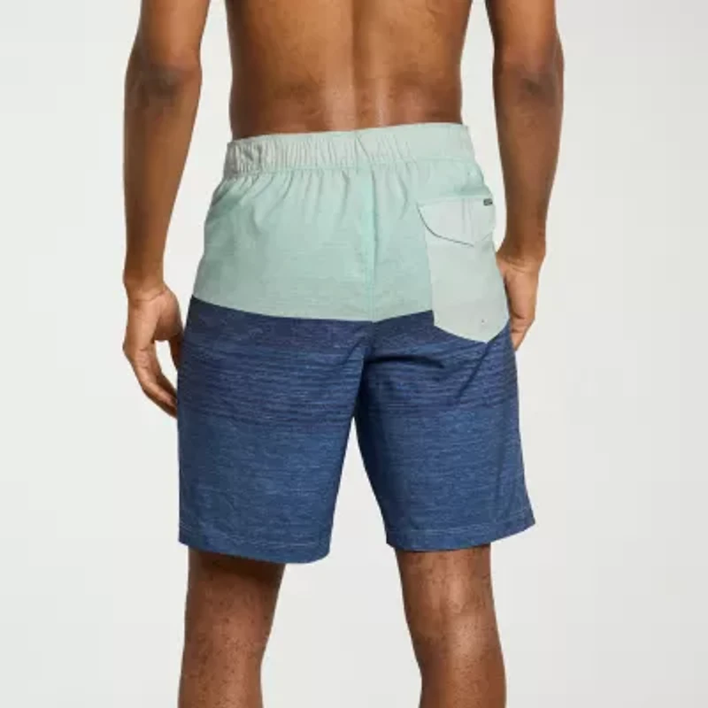 Hurley Mens Drawstring Waist 9 1/2" Ombre Swim Shorts