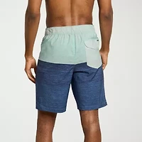 Hurley Mens Drawstring Waist 9 1/2" Ombre Swim Shorts