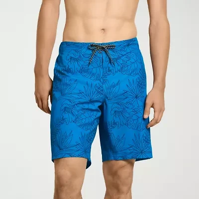 Hurley Mens Drawstring Waist Abstract Swim Shorts