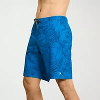 Hurley Mens Drawstring Waist Abstract Swim Shorts