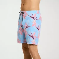 Hurley Mens Drawstring Waist Abstract Swim Shorts