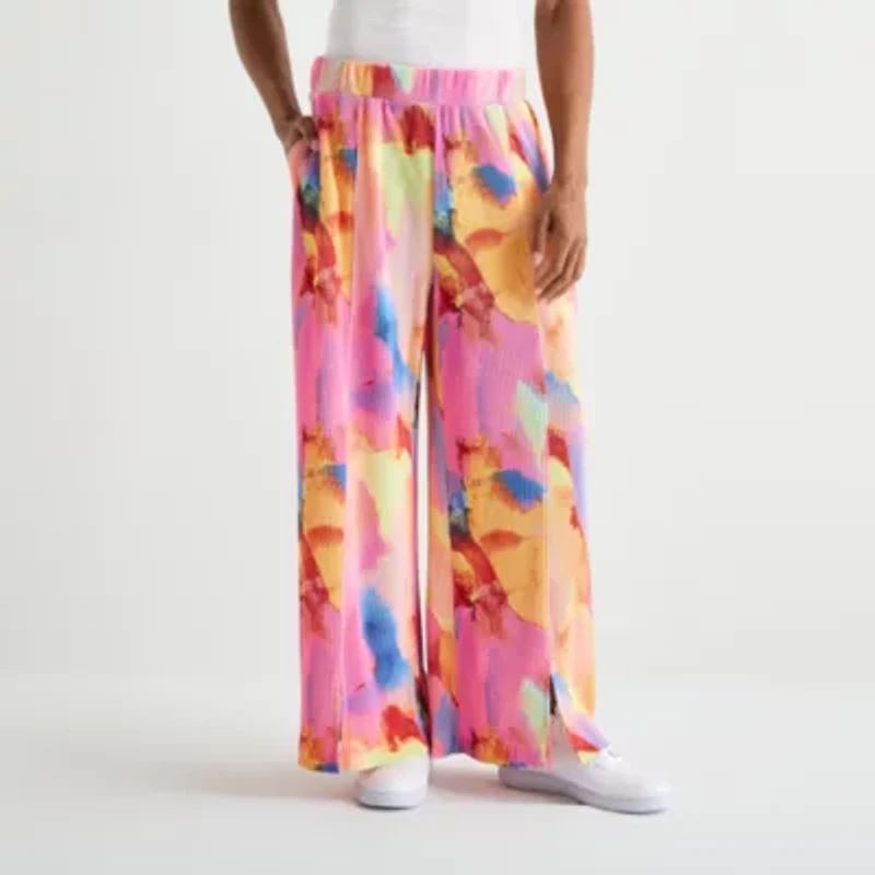 Hope & Wonder Womens Wide Leg Regular Fit Pull-On Pant