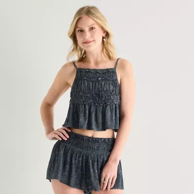 Arizona Womens Juniors Sleeveless Tank Top