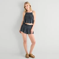 Arizona Womens Juniors Sleeveless Tank Top