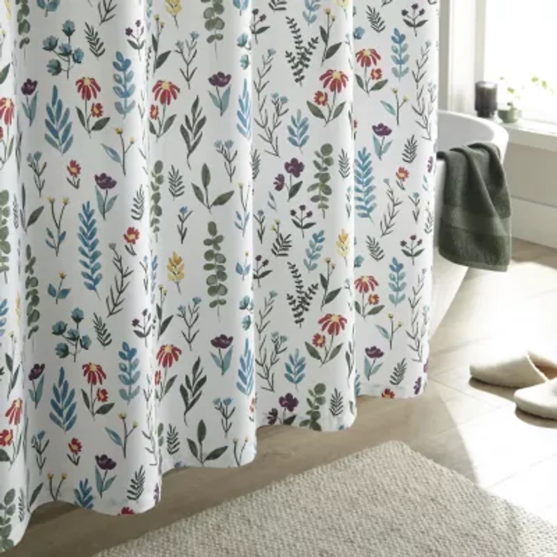 Home Expressions Wildflowers Shower Curtain