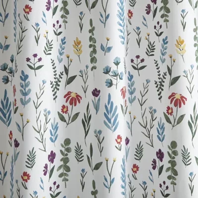 Home Expressions Wildflowers Shower Curtain
