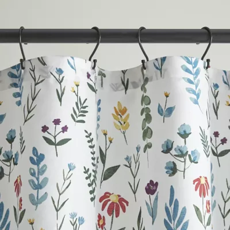 Home Expressions Wildflowers Shower Curtain