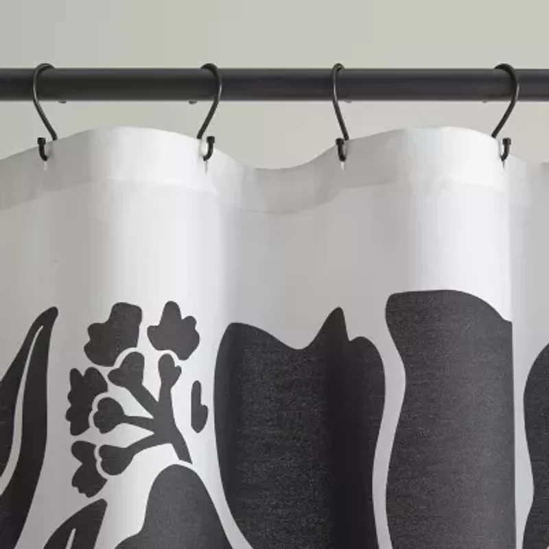 Home Expressions Dazed Floral Shower Curtain