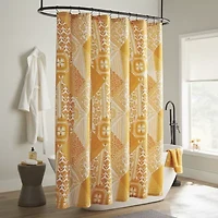 Home Expressions Patchwork Petals Shower Curtain