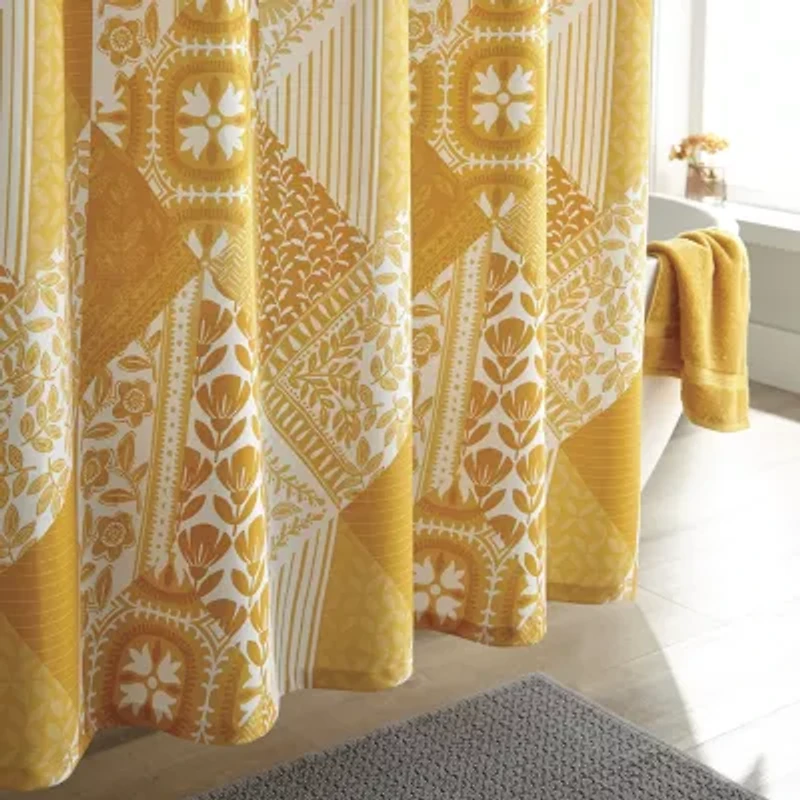 Home Expressions Patchwork Petals Shower Curtain