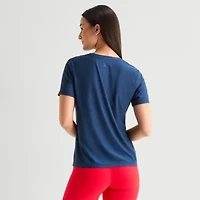 Xersion Womens Performance Crew Neck Short Sleeve T-Shirt