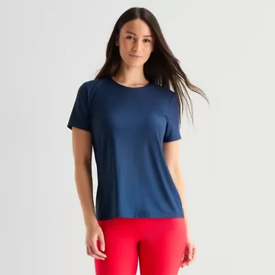 Xersion Womens Performance Crew Neck Short Sleeve T-Shirt