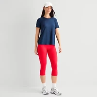 Xersion Womens Performance Crew Neck Short Sleeve T-Shirt