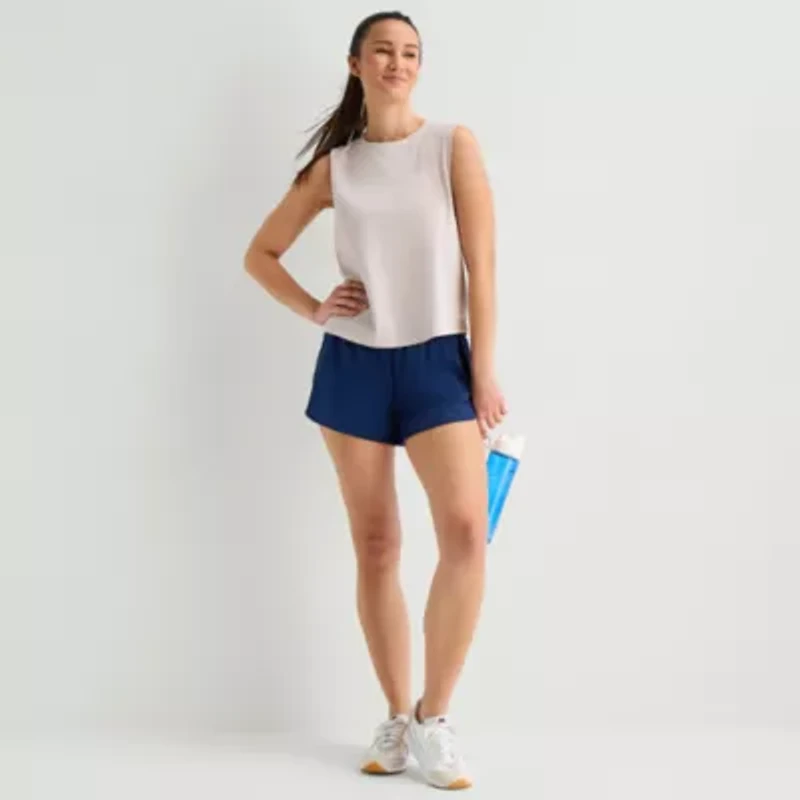 Xersion Womens Crew Neck Sleeveless Active Tank Top