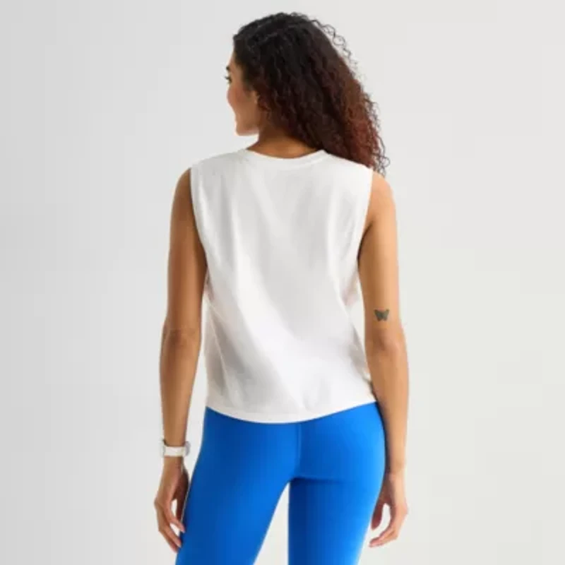Xersion Womens Crew Neck Sleeveless Active Tank Top
