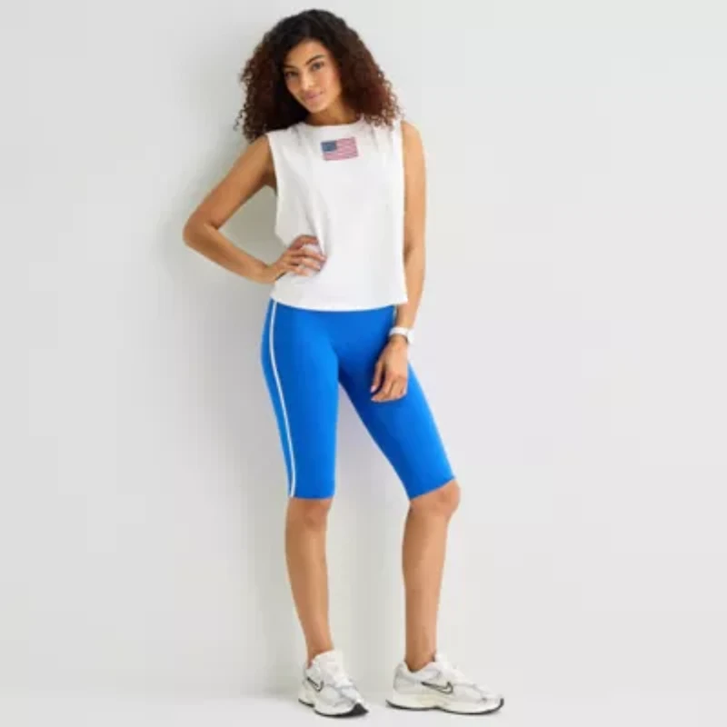 Xersion Womens Crew Neck Sleeveless Active Tank Top