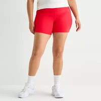 Xersion EverUltra™ Womens 6" High Rise Plus Stretch Fabric Quick Dry Bike Short