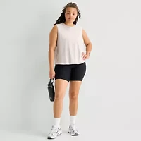 Xersion Womens Crew Neck Sleeveless Plus Tank Top