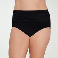 Liz Claiborne Plus Brief Bikini Swimsuit Bottom