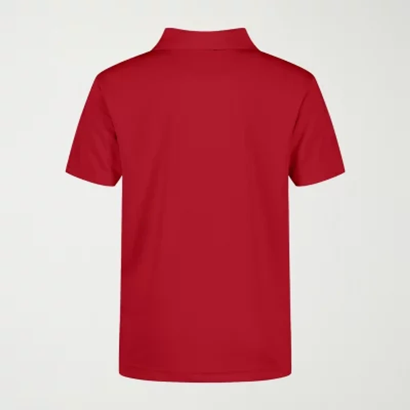 IZOD Little & Big Boys Short Sleeve Wrinkle Resistant Moisture Wicking Polo Shirt