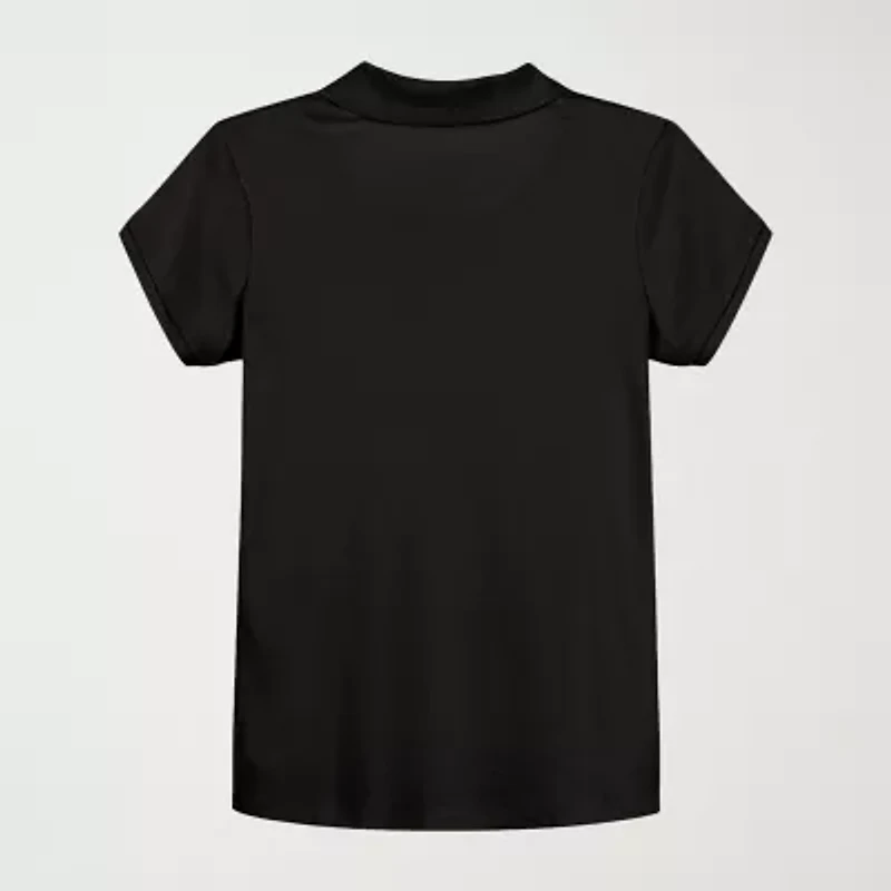 IZOD Little & Big Kid Girls Short Sleeve Regular Fit Polo Shirt