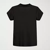IZOD Little & Big Kid Girls Short Sleeve Regular Fit Polo Shirt