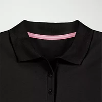 IZOD Little & Big Kid Girls Short Sleeve Regular Fit Polo Shirt