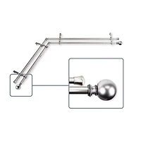 Rod Desyne Jordana Corner Double Curtain