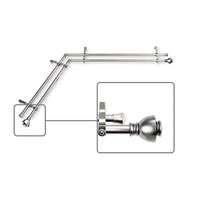 Rod Desyne Alma Corner Double Curtain