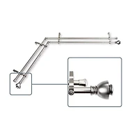 Rod Desyne Alma Corner Double Curtain