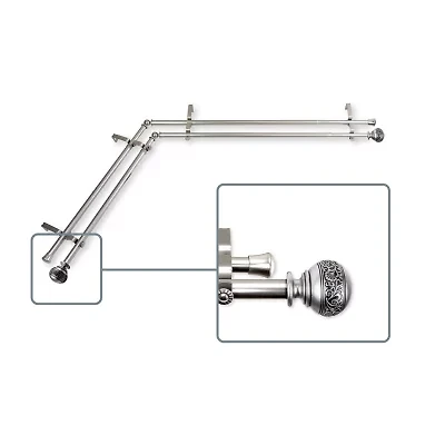 Rod Desyne Naomi Corner Double Curtain