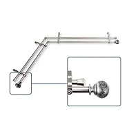 Rod Desyne Naomi Corner Double Curtain